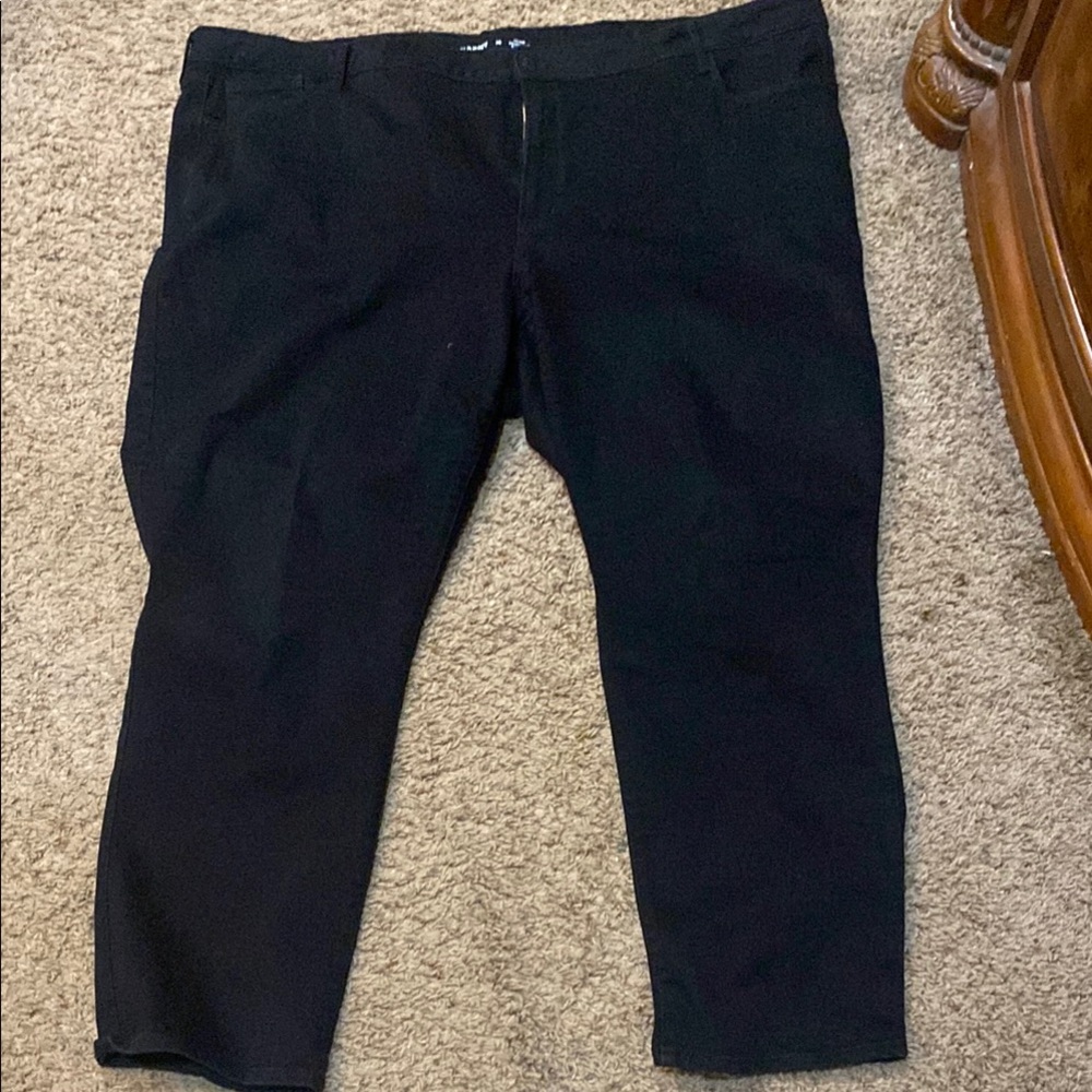 Old Navy Black Straight Leg Jeans